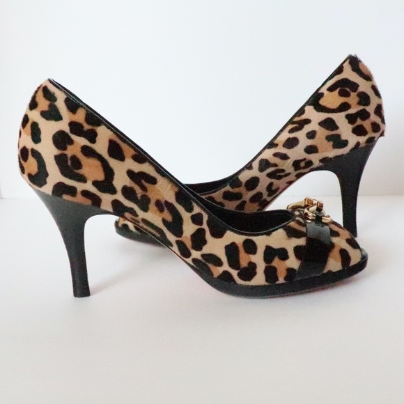 NWOT Cole Haan (Nike Air) leopard pumps 5.5 C - Picture 2 of 13